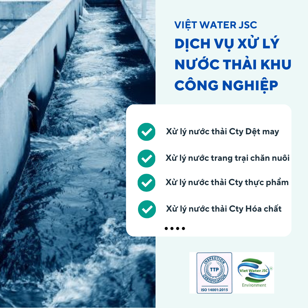 Xử lý nước thải khu công nghiệp