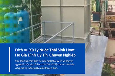 Xử lý Nước Thải Hộ Gia Đình