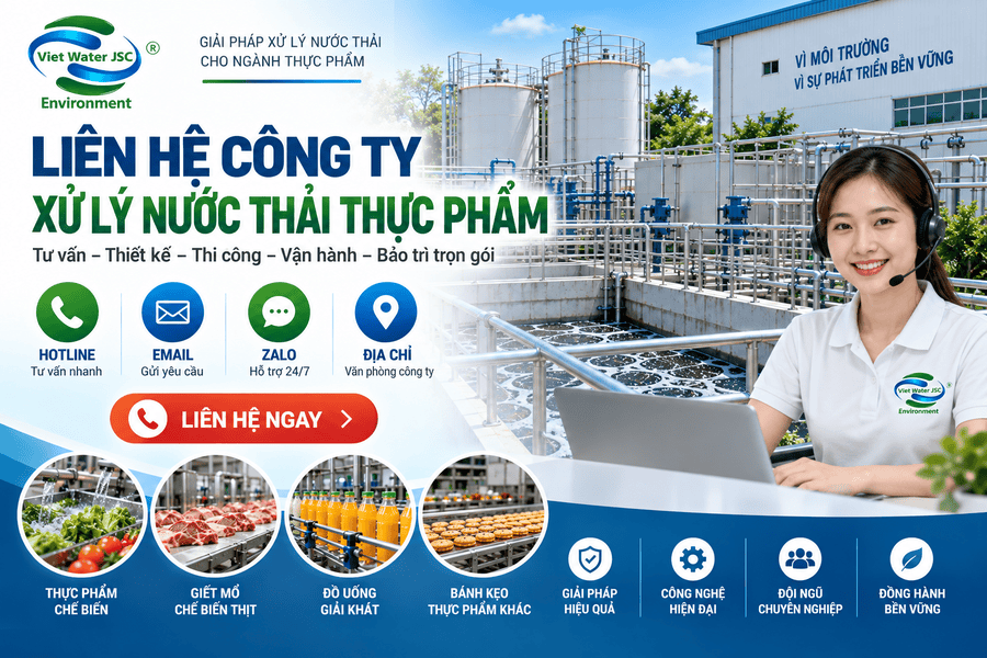 Liên hệ Công ty Xử Lý Nước Thải Thực Phẩm