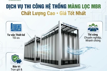 Thi Công Hệ Thống Màng Lọc MBR