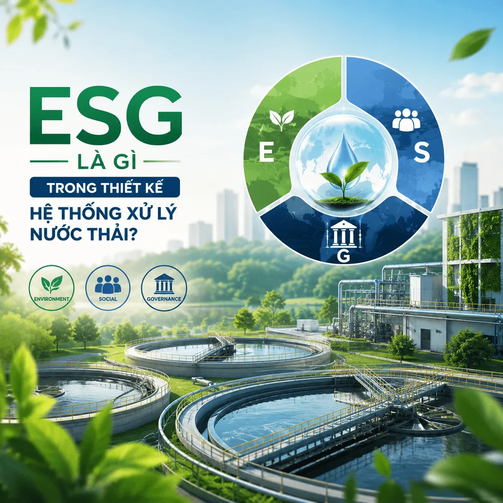 ESG Là Gì Trong Thiết Kế Hệ Thống Xử Lý Nước Thải?