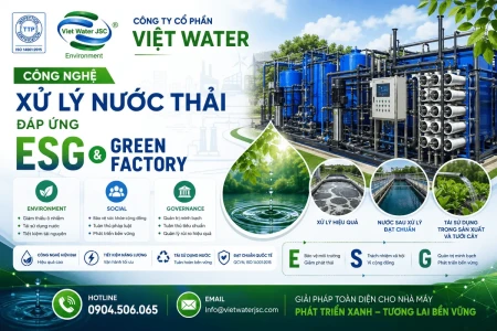Hệ Thống Xử Lý Nước Thải Tiết Kiệm Điện Cho Nhà Máy
