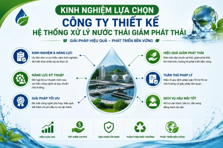 Kinh Nghiệm Lựa Chọn Công Ty Thiết Kế Hệ Thống Xử Lý Nước Thải Giảm Phát Thải