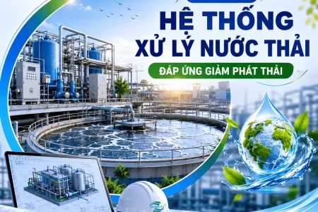 Thiết Kế Hệ Thống Xử Lý Nước Thải Đáp Ứng Giảm Phát Thải