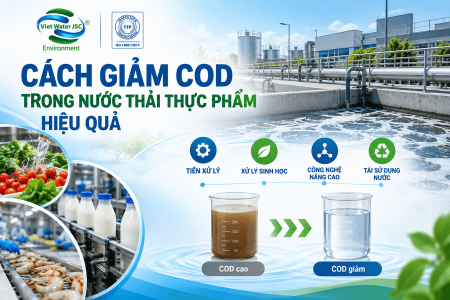 Cách Giảm COD Trong Nước Thải Thực Phẩm Hiệu Quả