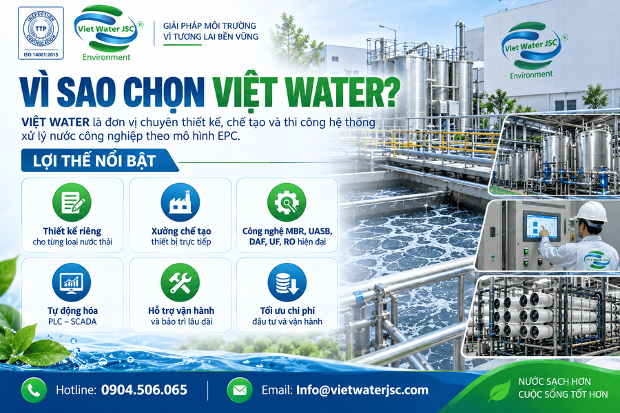 Vì sao chọn VIỆT WATER