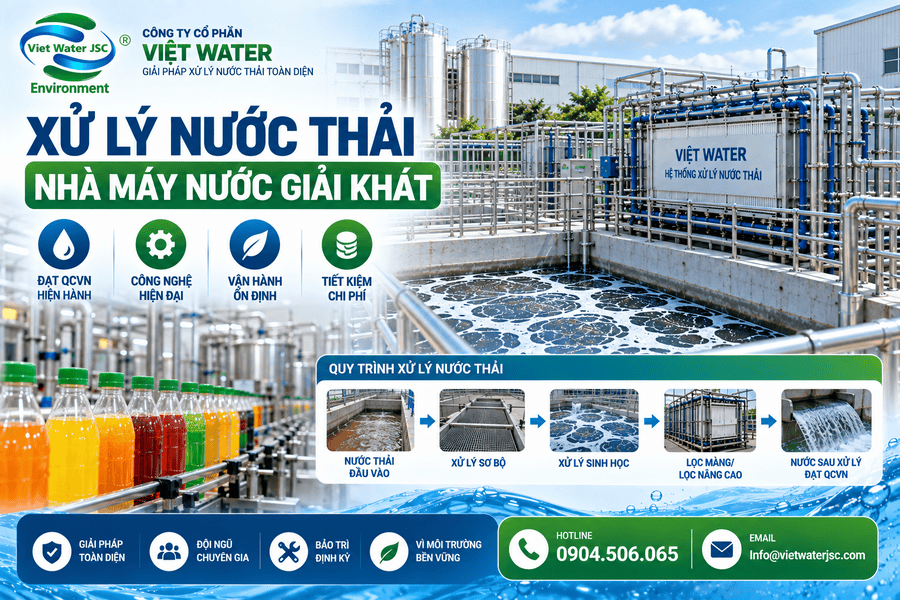 Xử lý nước thải Nhà máy nước giải khát