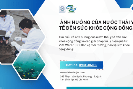 Ảnh hưởng của nước thải y tế đến sức khỏe cộng đồng