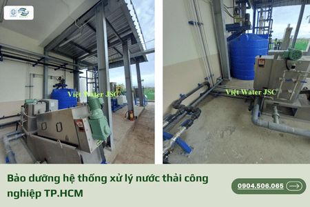 Bảo dưỡng hệ thống xử lý nước thải công nghiệp TP.HCM