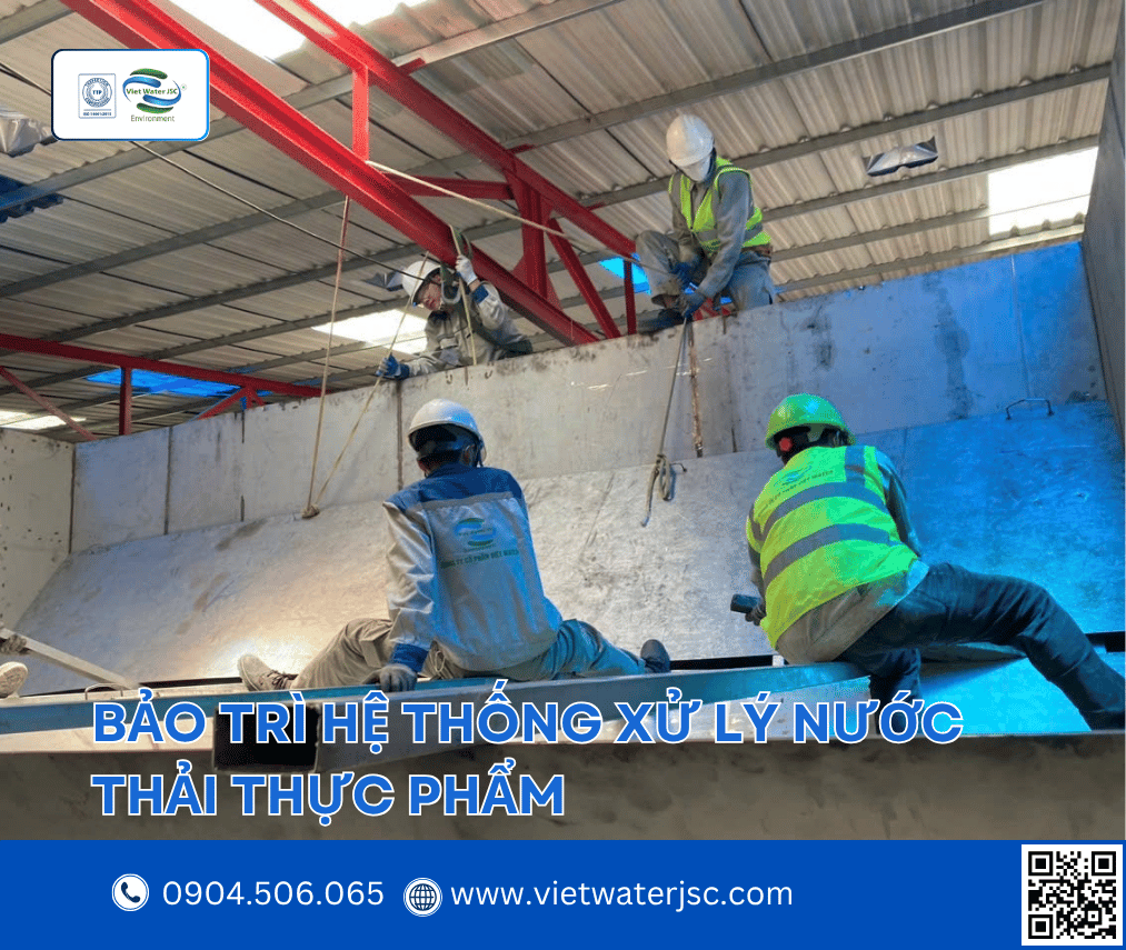 Bảo trì hệ thống xử lý nước thải thực phẩm 1