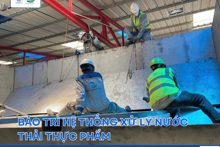 Bảo trì hệ thống xử lý nước thải thực phẩm