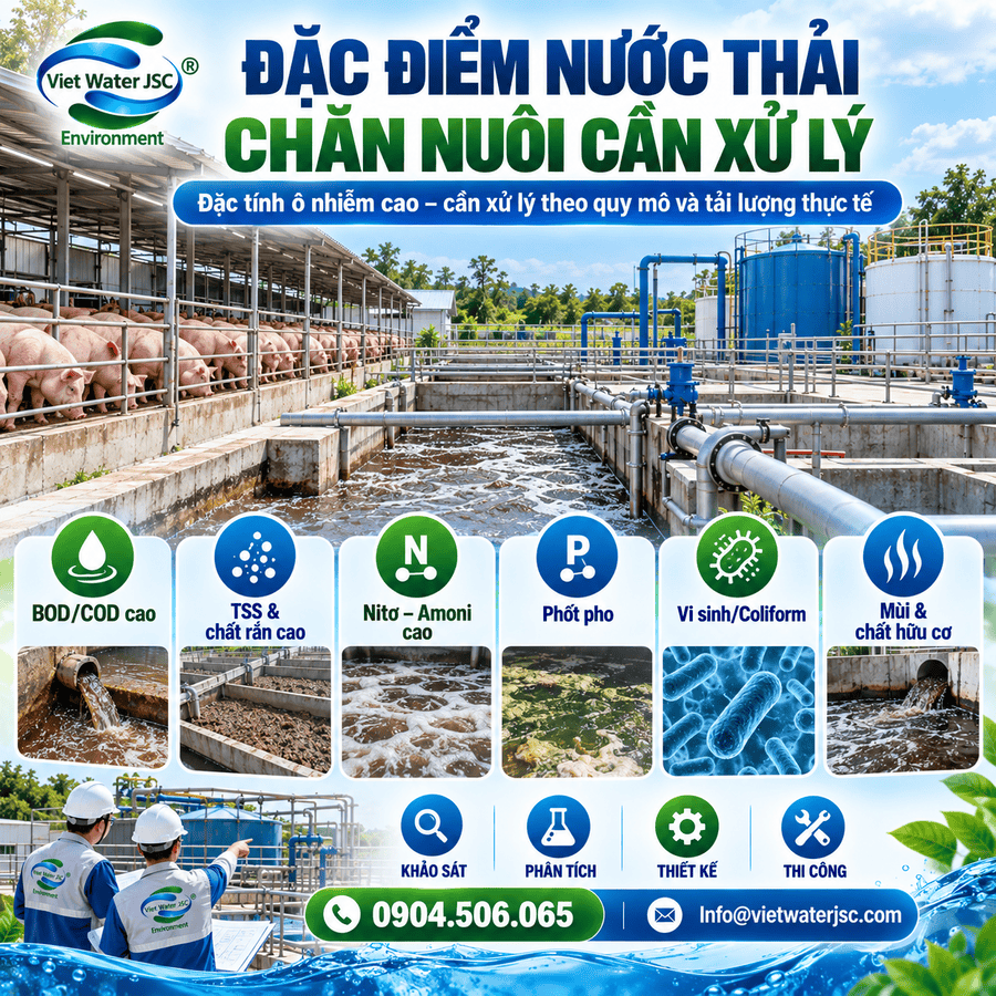 c điểm nước thải chăn nuôi cần xử lý