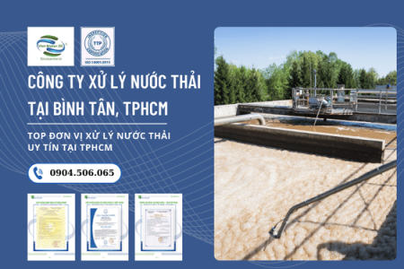 Xử Lý Nước Thải Tại Quận Bình Tân: Giải Pháp Hiệu Quả từ Việt Water JSC