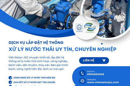 Dịch vụ Lắp đặt hệ thống xử lý nước thải uy tín, chuyên nghiệp, tiết kiệm chi phí vận hành
