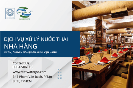 Dịch Vụ Xử Lý Nước Thải Nhà Hàng