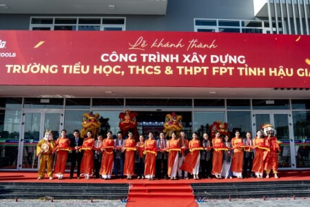 FPT khánh thành trường Tiểu học, THCS & THPT tại Hậu Giang