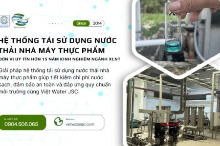Hệ thống tái sử dụng nước thải nhà máy thực phẩm