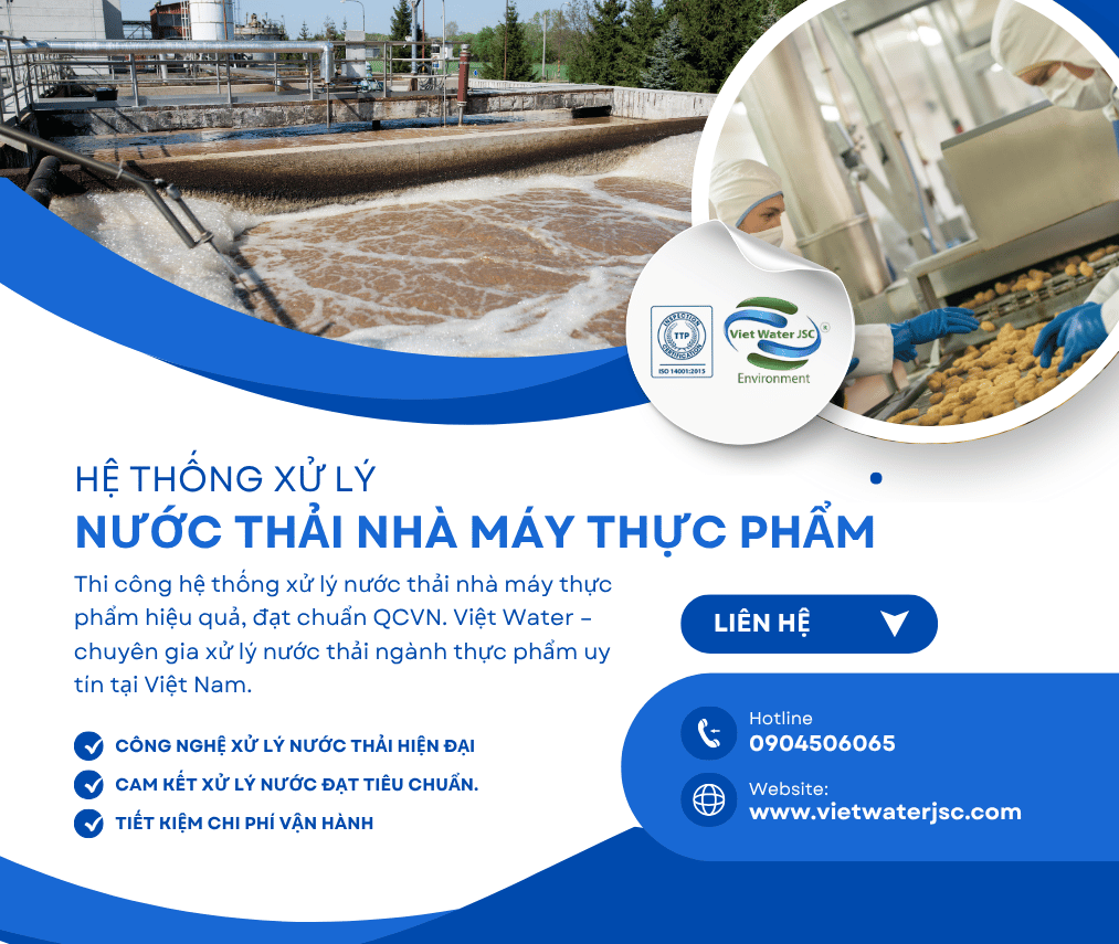 Hệ thống xử lý nước thải nhà máy thực phẩm 1