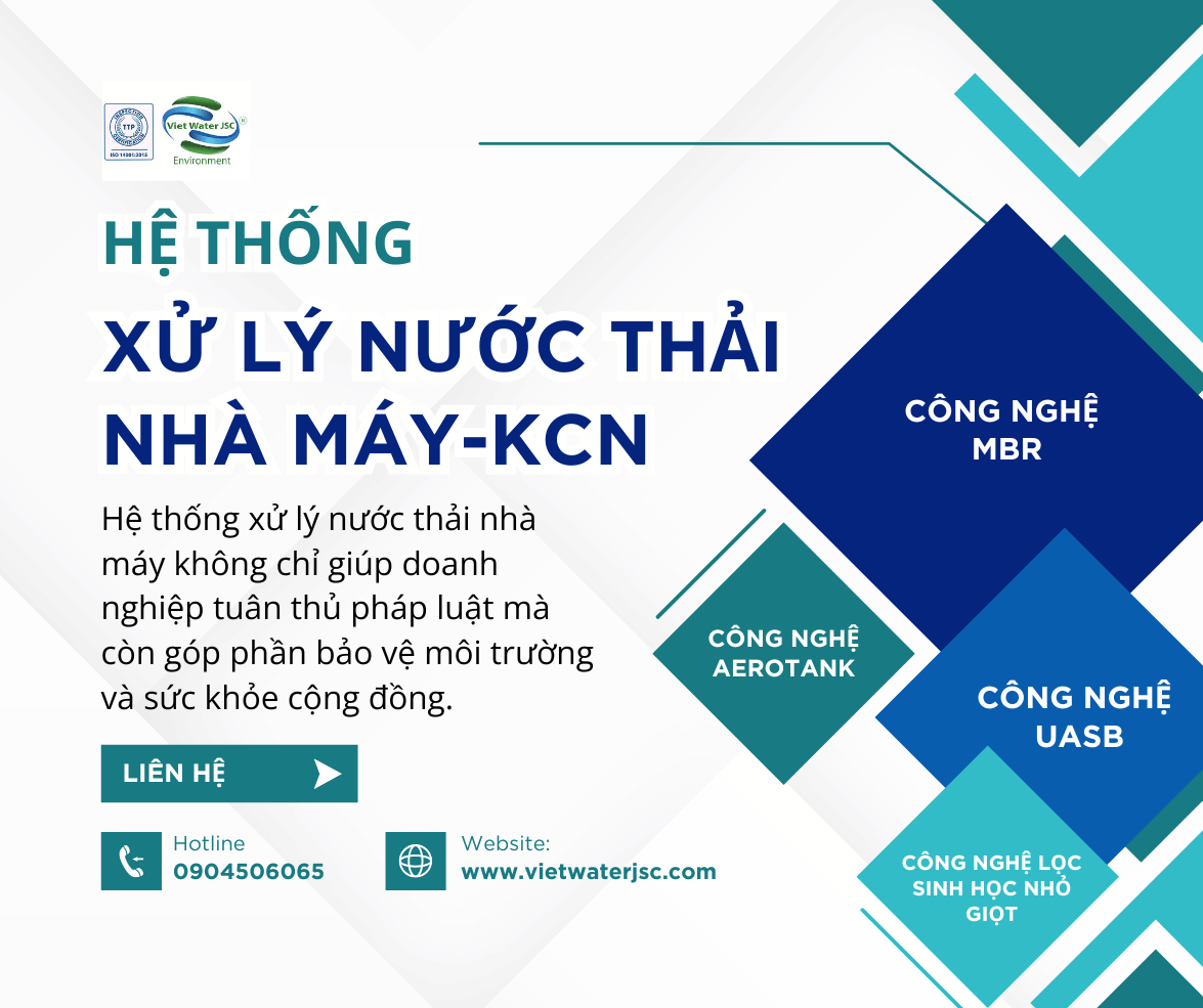 HE THONG XU LY NUOC THAI NHA MAY