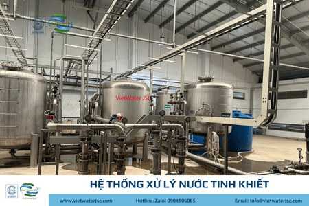 Hệ Thống Xử Lý Nước Tinh Khiết Dùng Trong Sản Xuất