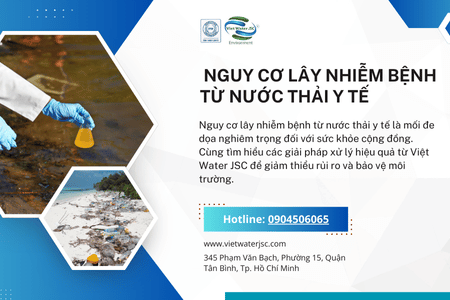 Nguy cơ lây nhiễm bệnh từ nước thải y tế