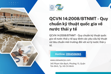 QCVN 14:2008/BTNMT - Quy chuẩn kỹ thuật quốc gia về nước thải y tế