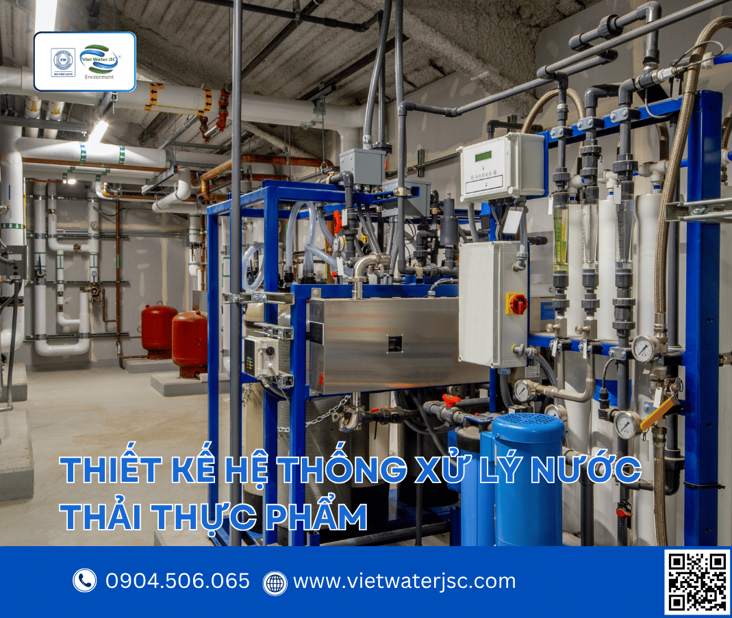 Thiết kế hệ thống xử lý nước thải thực phẩm 2