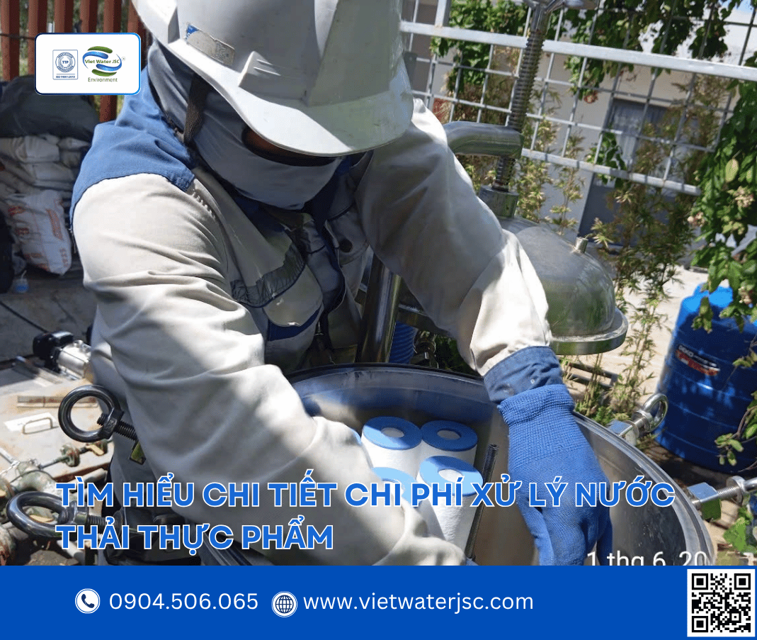 Tìm hiểu chi tiết chi phí xử lý nước thải thực phẩm 1