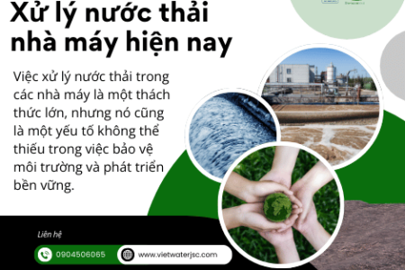 Vấn đề và giải pháp trong xử lý nước thải nhà máy