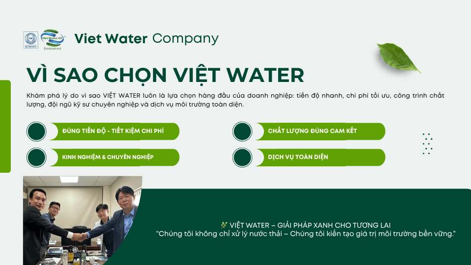 vi sao chon viet water