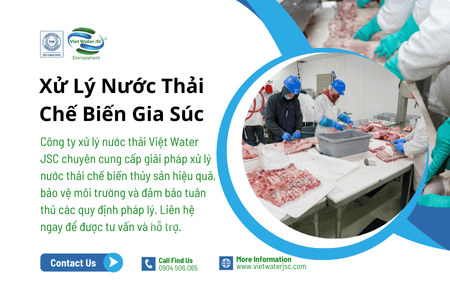 Xử Lý Nước Thải Chế Biến Gia Súc