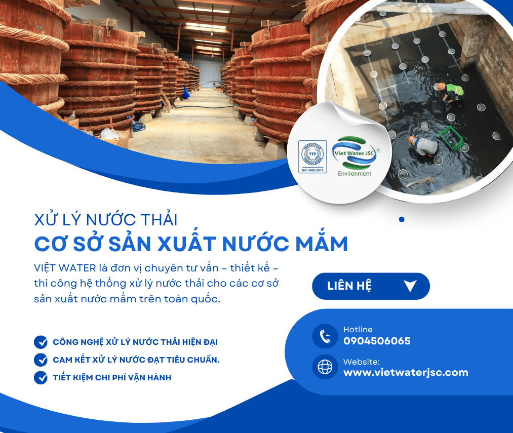 xử lý nước thải cơ sở sản xuất nước mắm 1