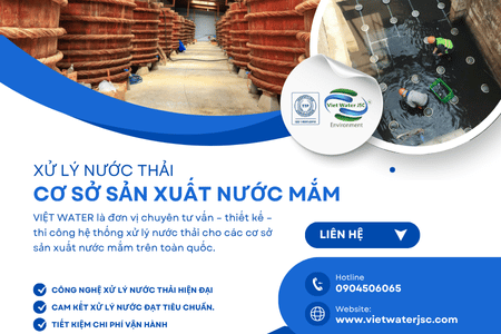 Xử lý nước thải cơ sở sản xuất nước mắm