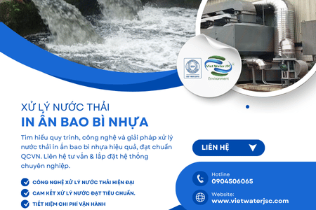 Xử lý nước thải in ấn bao bì nhựa