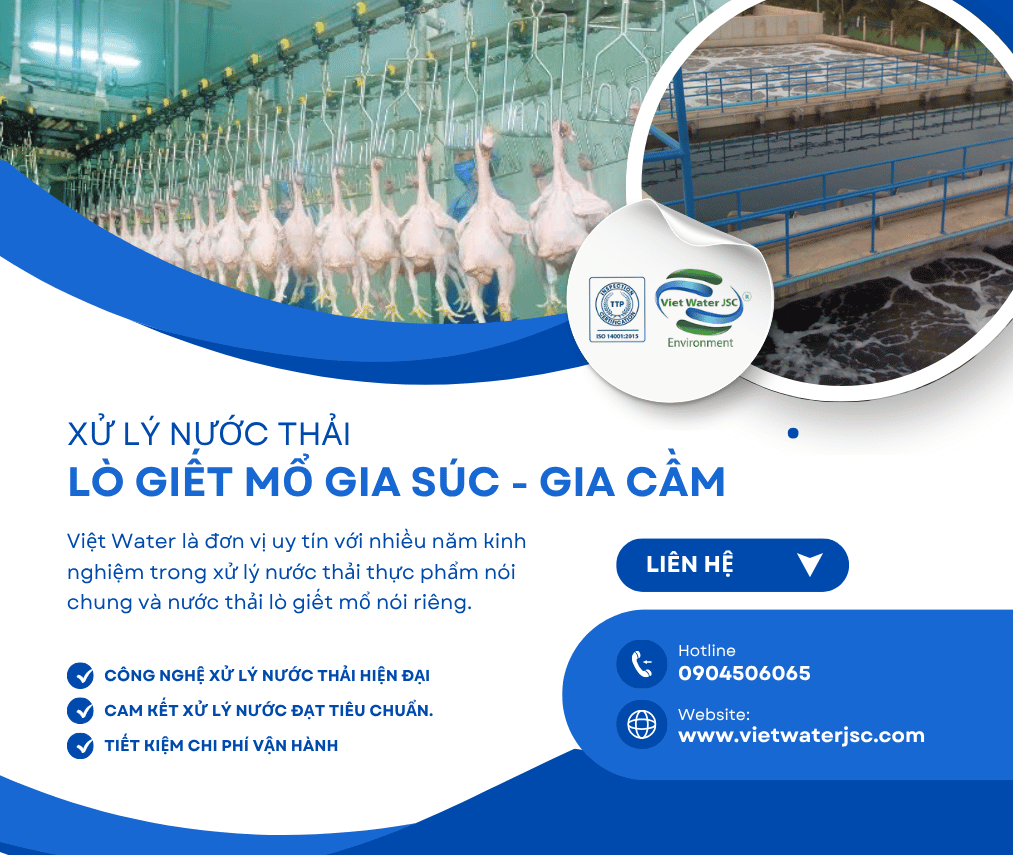 Xử lý nước thải lò giết mổ 1