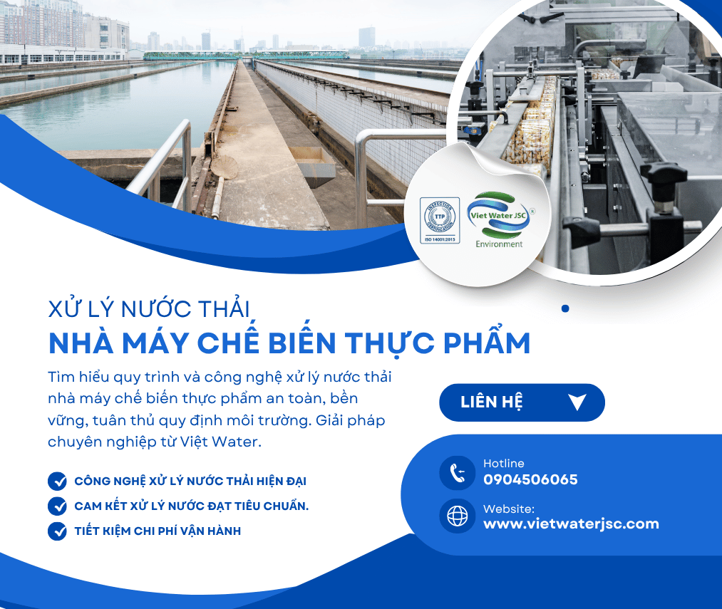 Xử lý nước thải nhà máy chế biến thực phẩm 2