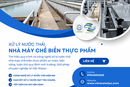 Xử lý nước thải nhà máy chế biến thực phẩm