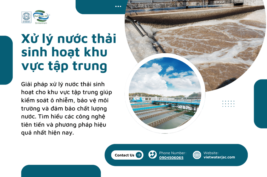 xu ly nuoc thai sinh hoạt tap trung